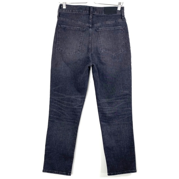 MADEWELL The Perfect Vintage Crop Jeans in Sumner Wash Black Style# AA892 - Picture 4 of 10